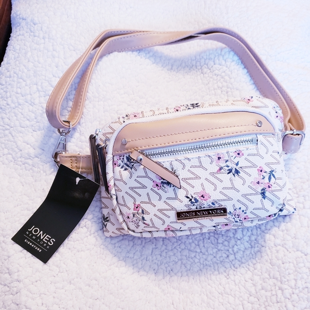 Jones New York Floral Belt Bag. NWT.